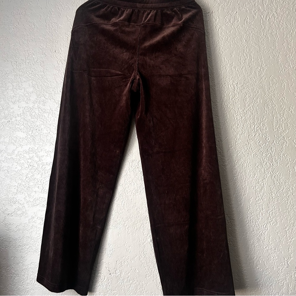 lululemon athletica Straight Leg Corduroy Pants in Dark Brown